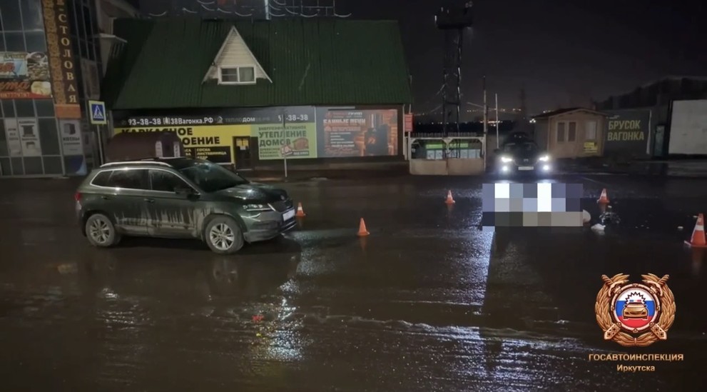 Женщина погибла в ДТП на пешеходном переходе в Иркутске