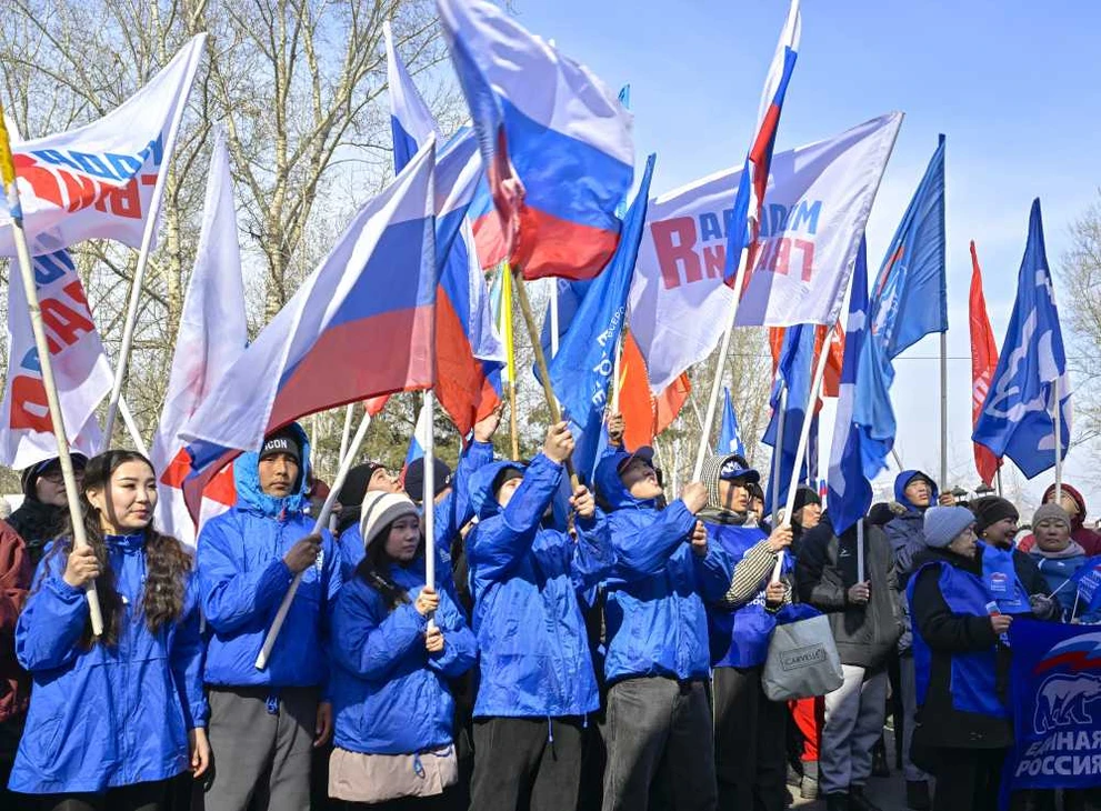 В Туве отметили День воссоединения Крыма с Россией