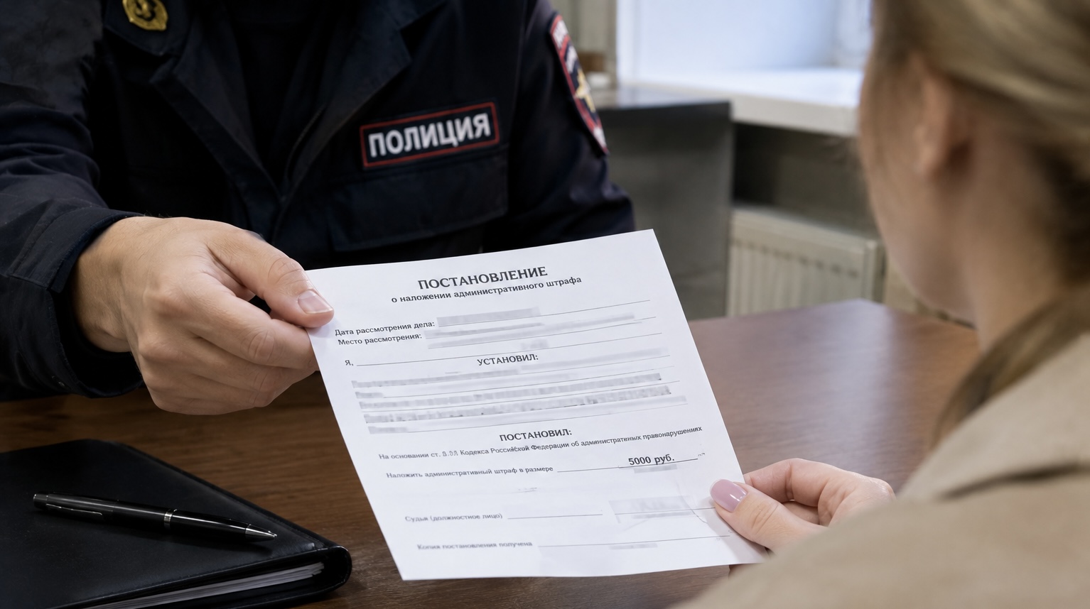 В Иркутске женщину оштрафовали на 50 тысяч рублей за нападение на полицейского