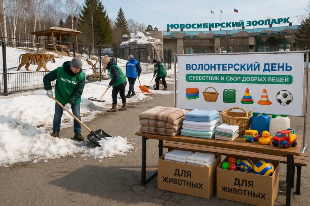 В Новосибирском зоопарке пройдет волонтерский день