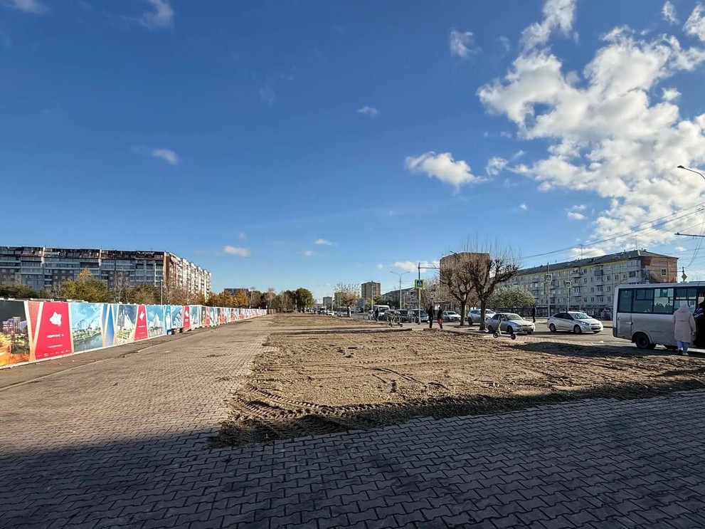 На Предмостной площади в Красноярске завершили демонтаж 6 сооружений