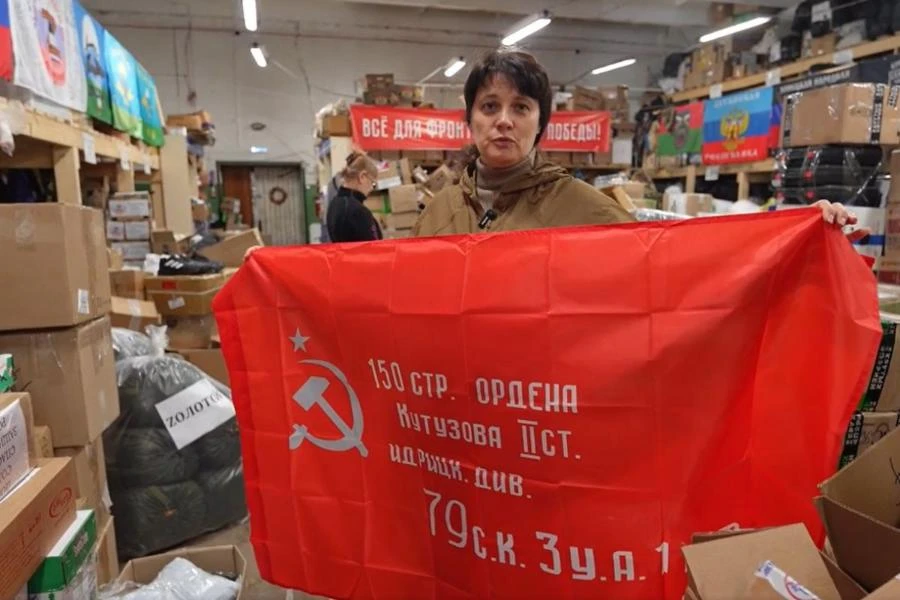 В Красноярском крае «Единая Россия» проводит акцию «Знамя Победы»