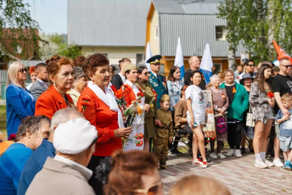На курорте Алтая отметили 80-летие Победы 