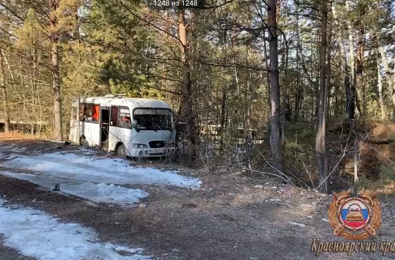 В Железногорске Красноярского края произошло ДТП с участием автобуса