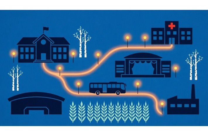 В Омской области продолжается работа по комплексному развитию сельских опорных населённых пунктов