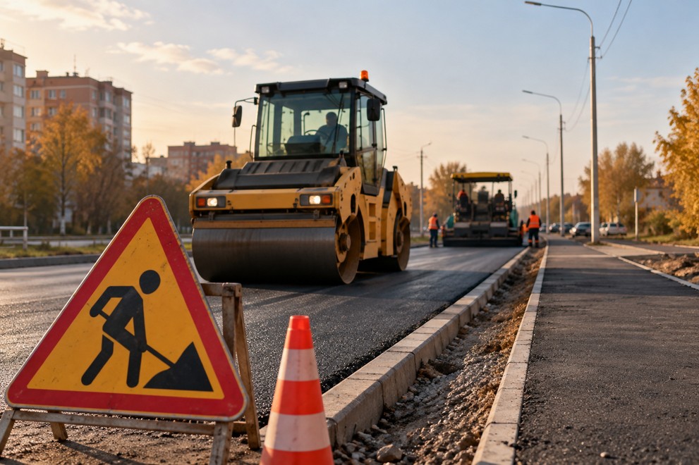 Сезон дорожного ремонта завершается в Хакасии