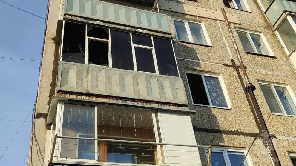 В Красноярском крае рано утром произошёл пожар в многоквартирном доме 