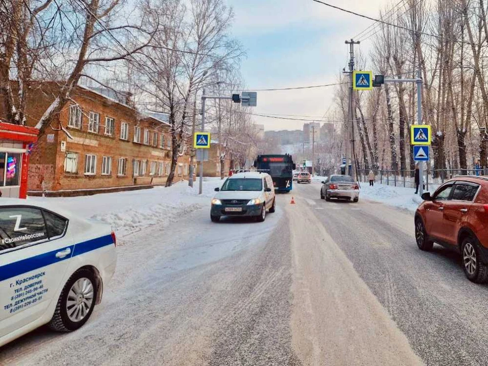 В Красноярске произошло 3 ДТП с участием несовершеннолетних пешеходов