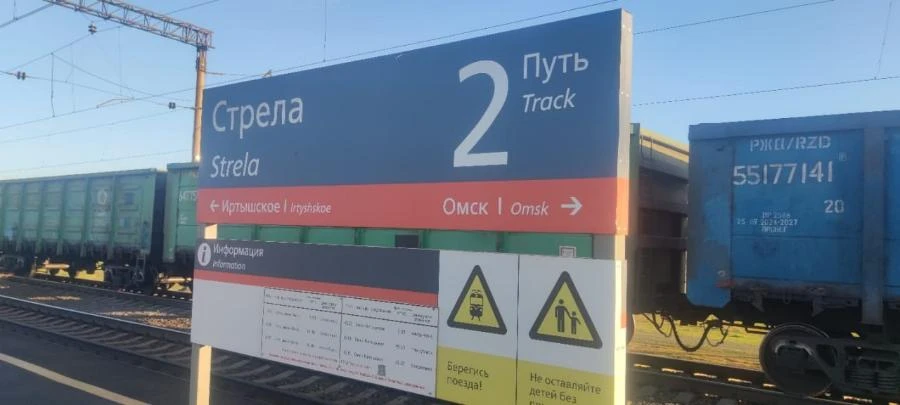 В Омске поезд сбил 21-летнюю девушку