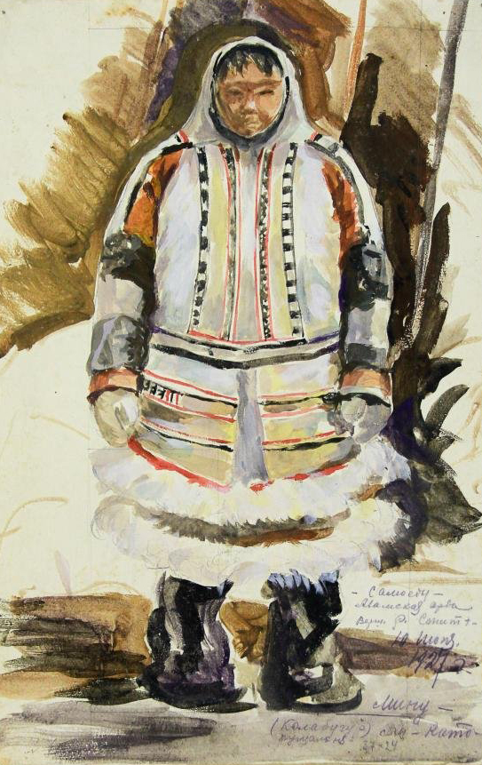 Лекаренко_А_П_Этюд_Нганасанский_мальчик_Мину,_сын_Като,_в_зимней.JpG